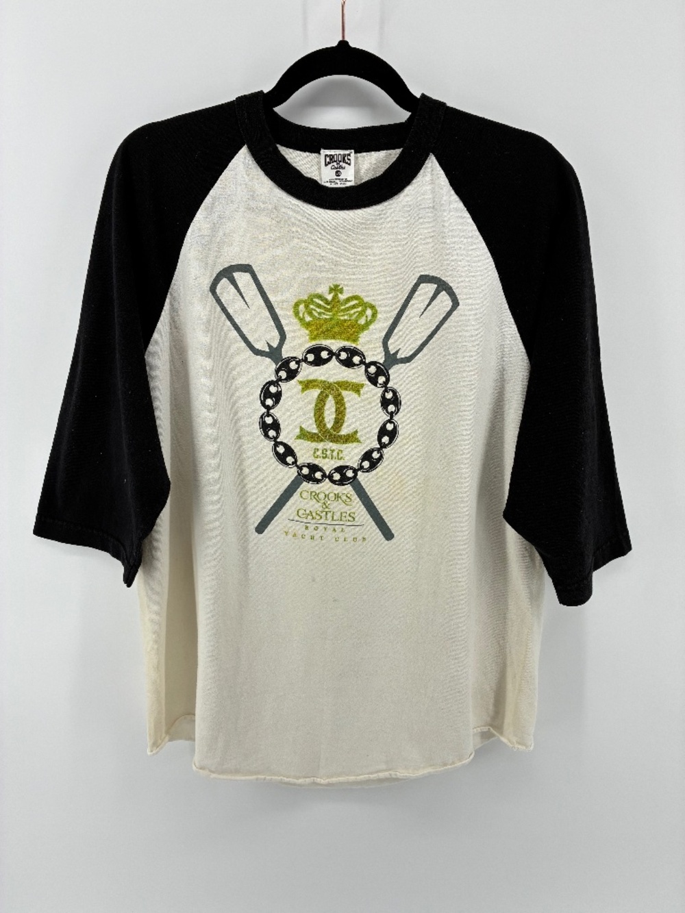 MASSIVE $10 SALE Crooks & Castles Black and White Long Sleeve Tee